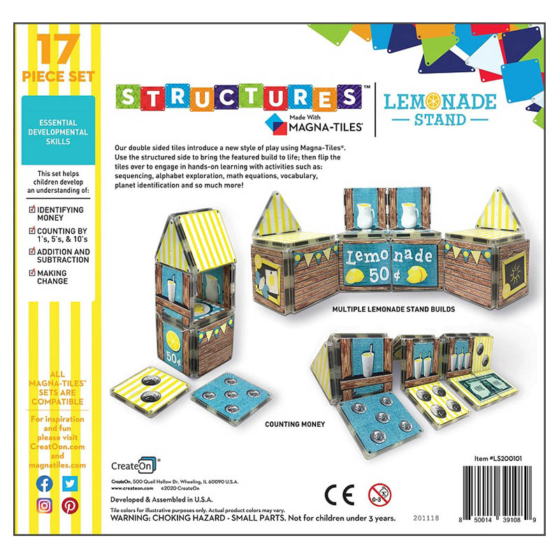 MAGNA-TILES - Structuresdollars And Cents Lemonade Stand
