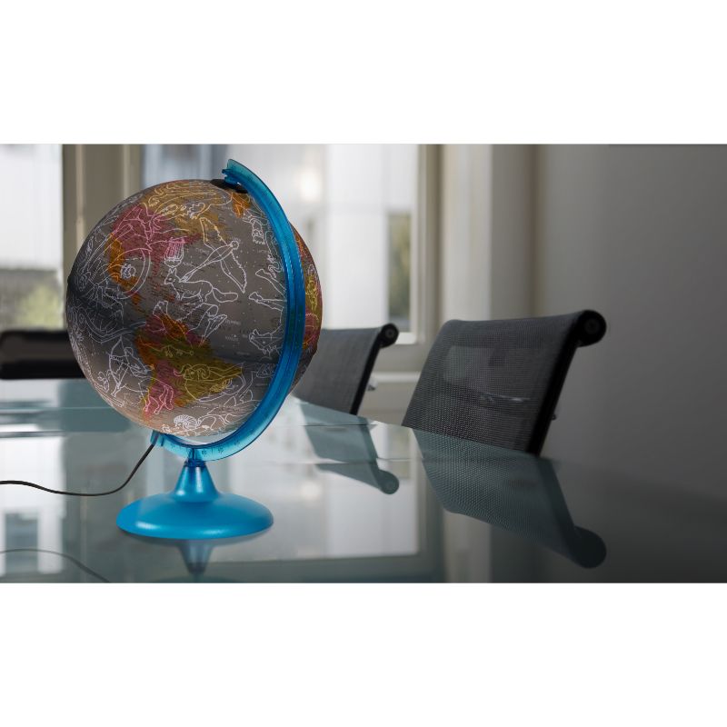Tecnodidattica Night & Day Illuminated & Revolving Globe 25"