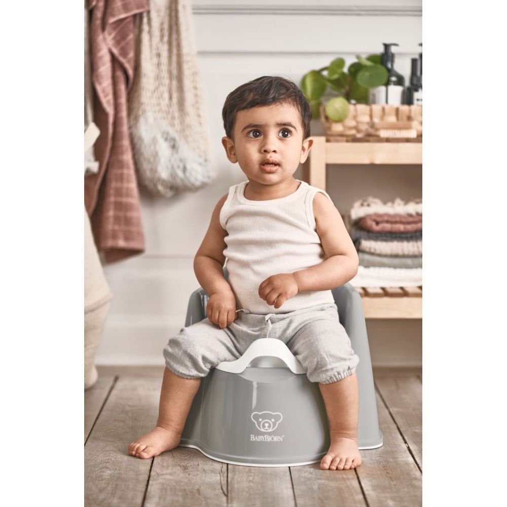BABYBJORN - Potty Chair - Grey/White
