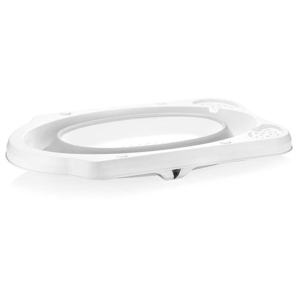 Keeeper - Foldable Baby Bath Tub - White/Grey