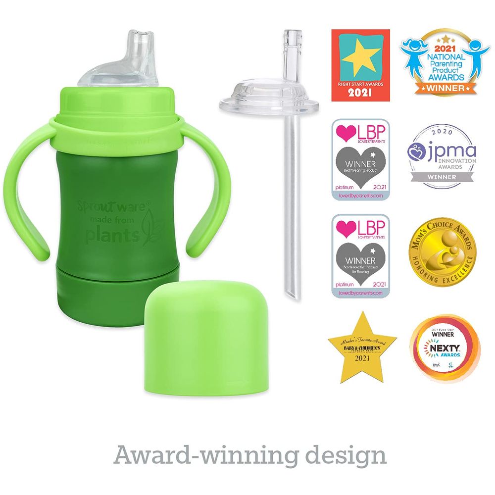 Green Sprouts - Sip & Straw Cup - Green - 177ml