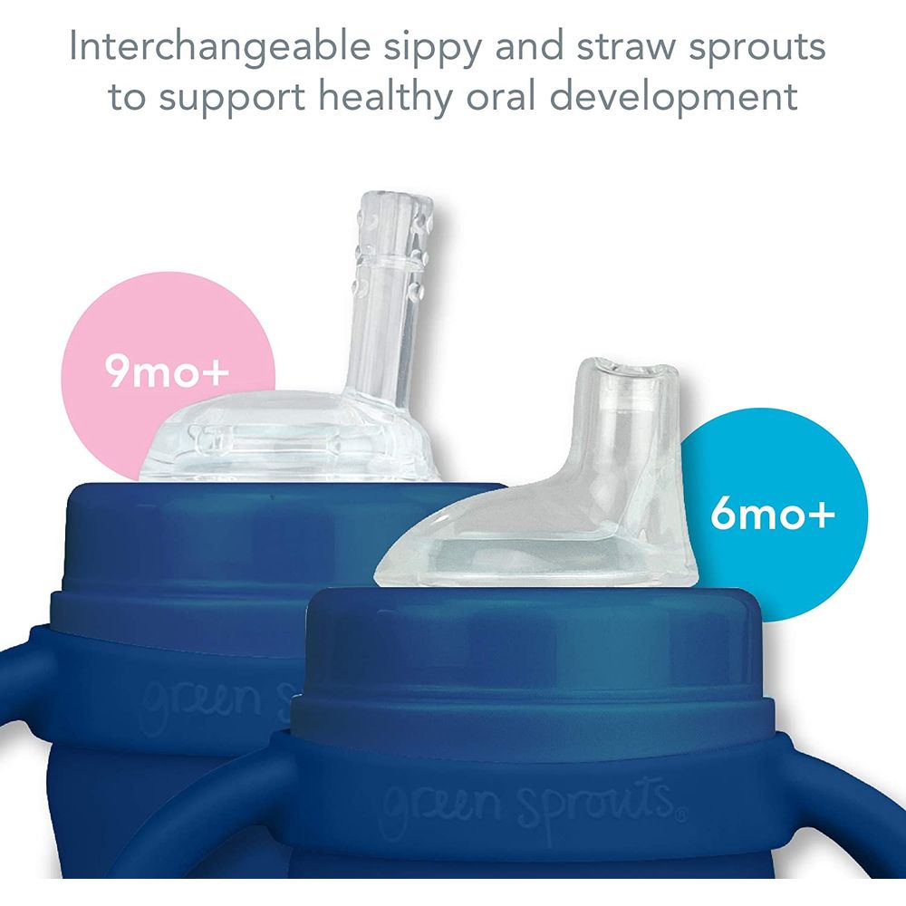 Green Sprouts - Sip & Straw Cup - Aqua - 177ml