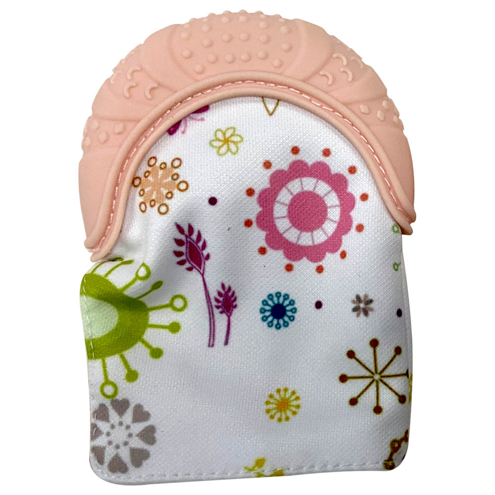 Babyworks - Teething Mitt - Coral