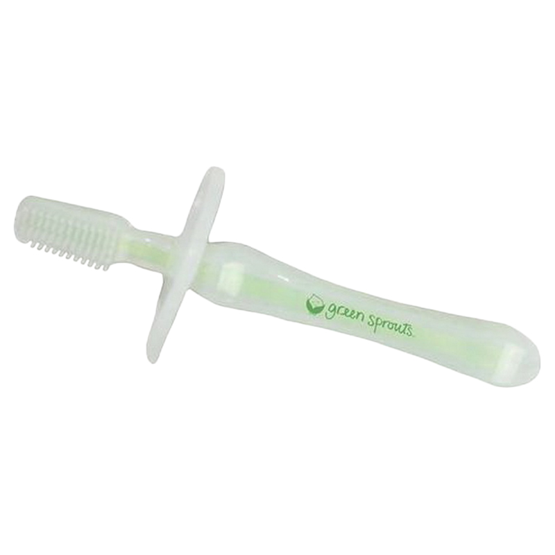 Green Sprouts - Silicone Toothbrush - Clear