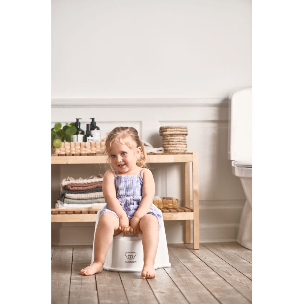 BABYBJORN - Potty Chair - White/Grey