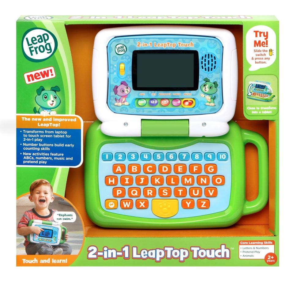 LeapFrog - 2-in-1 LeapTop Touch - Green