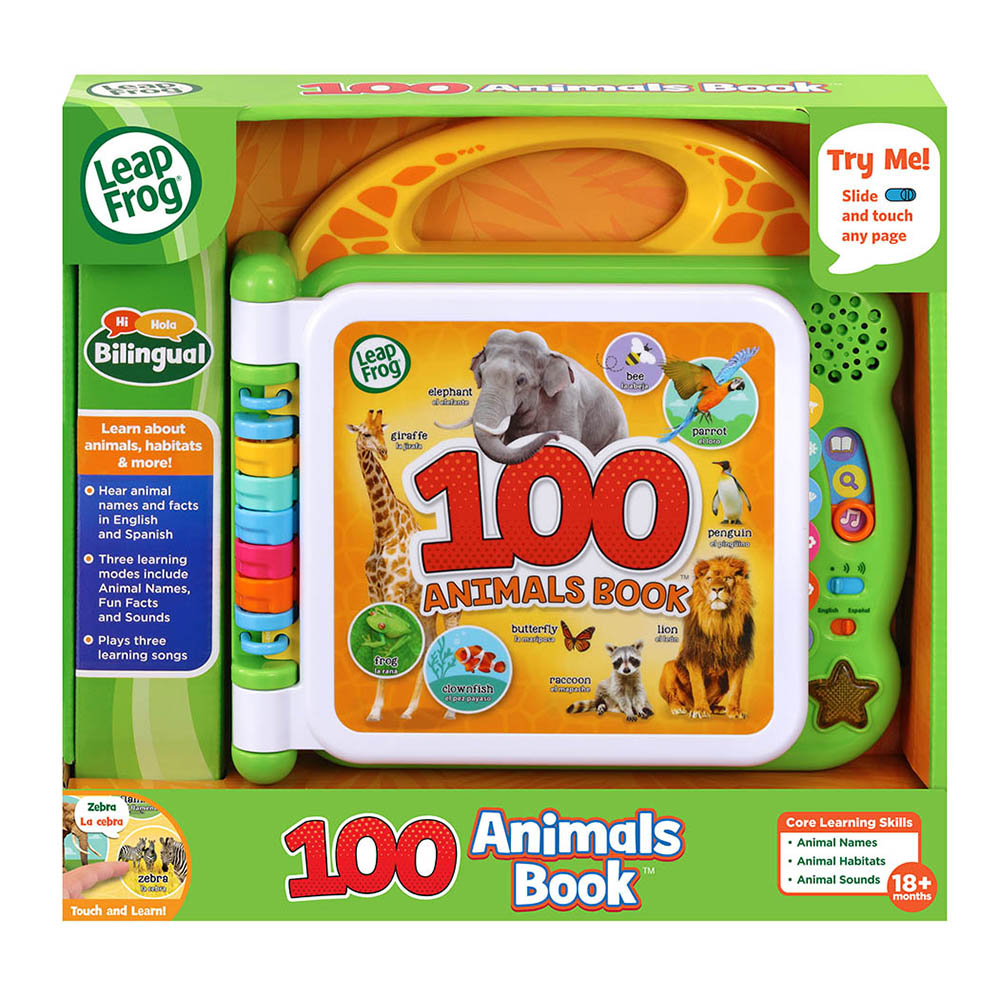 Leap Frog - 100 Animals Book With Sounds And Colours
