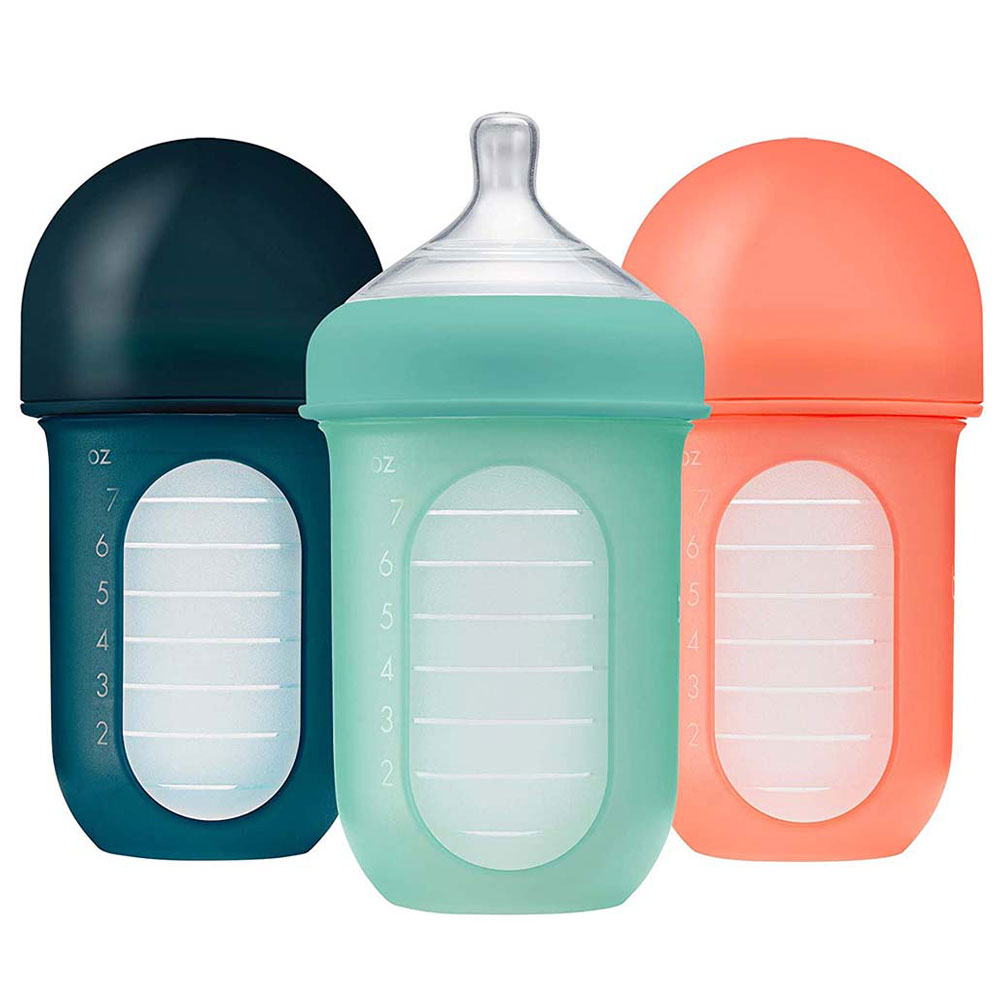 Boon - Nursh 8oz Bottle Pack of 3 - Monochrome