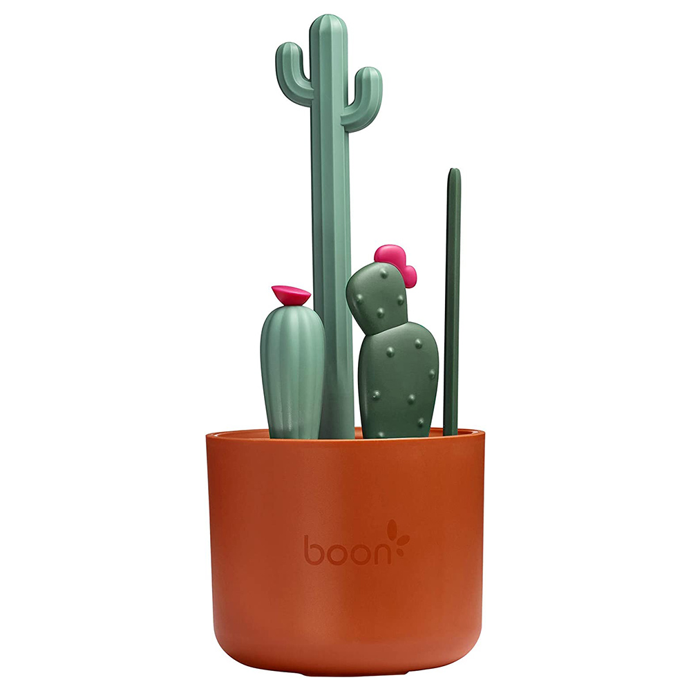 Boon - Cacti Bottle Cleaning Brush Set - 4 Pcs