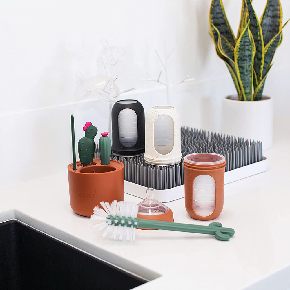 Boon - Cacti Bottle Cleaning Brush Set - 4 Pcs