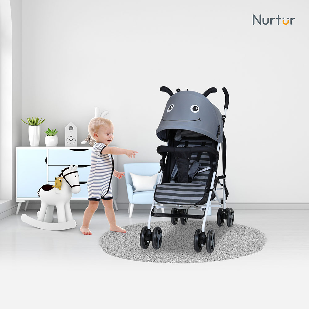 Nurtur - Luca Bee Lightweight Stroller - Grey