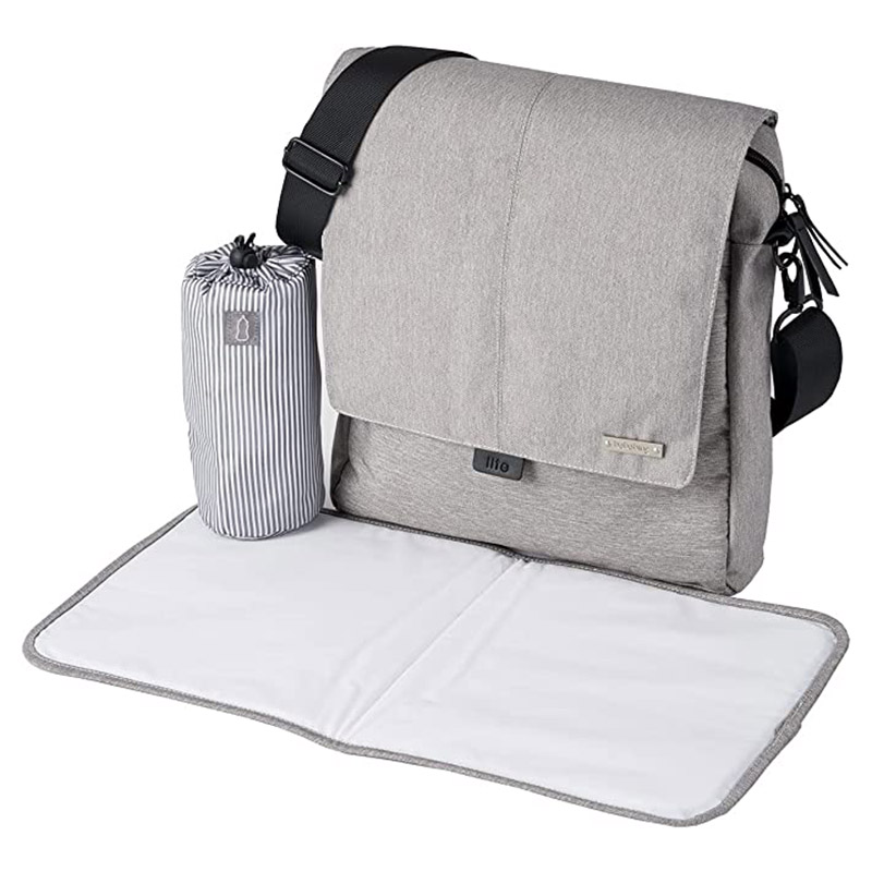 BabaBing - DayTripper Lite Changing Diaper Bag - Grey Marl