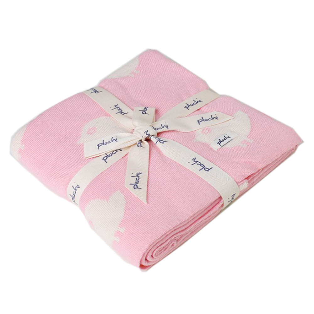 Pluchi - Birdies Baby Blanket - Pink