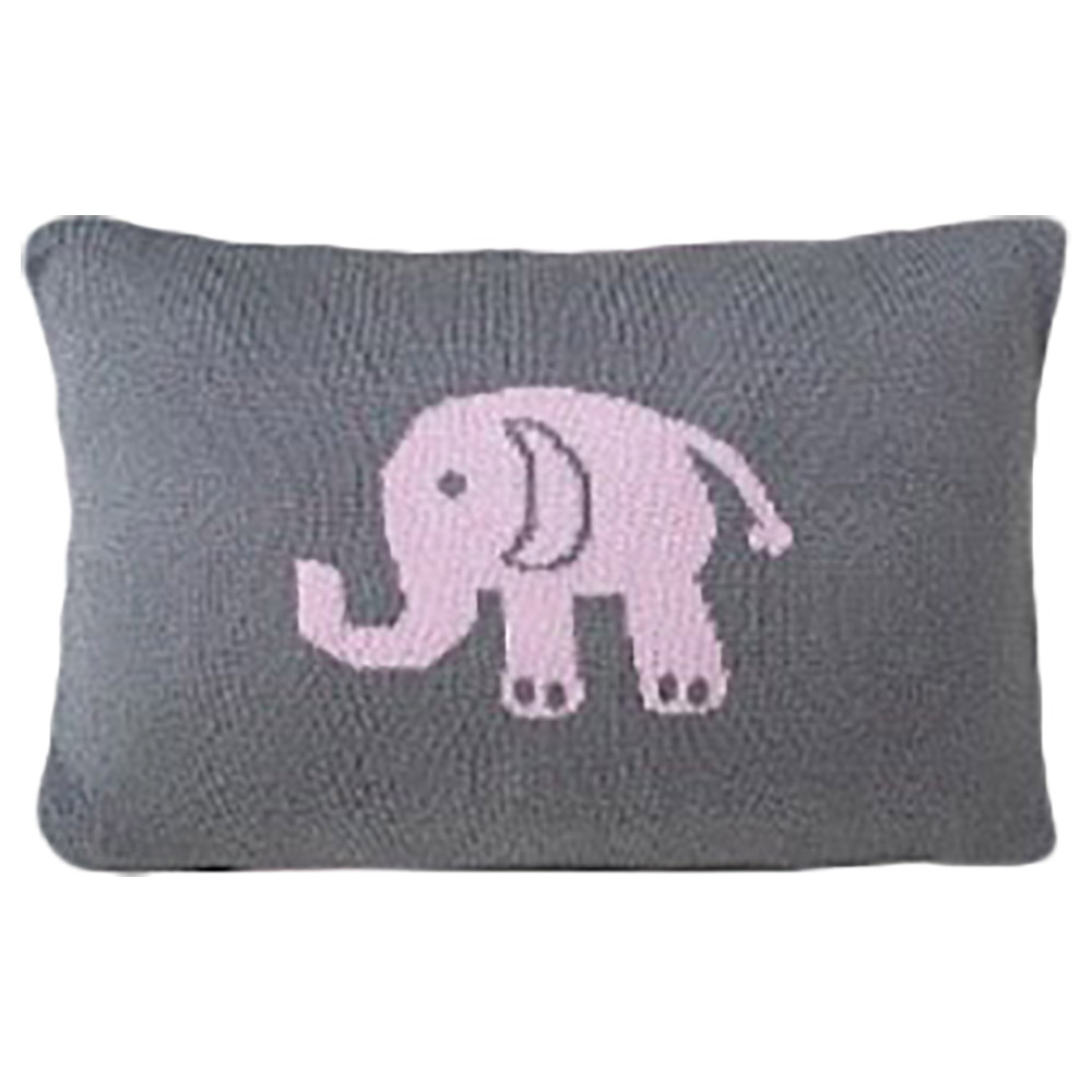 Pluchi - Knitted Baby Pillow Cover-Elephant
