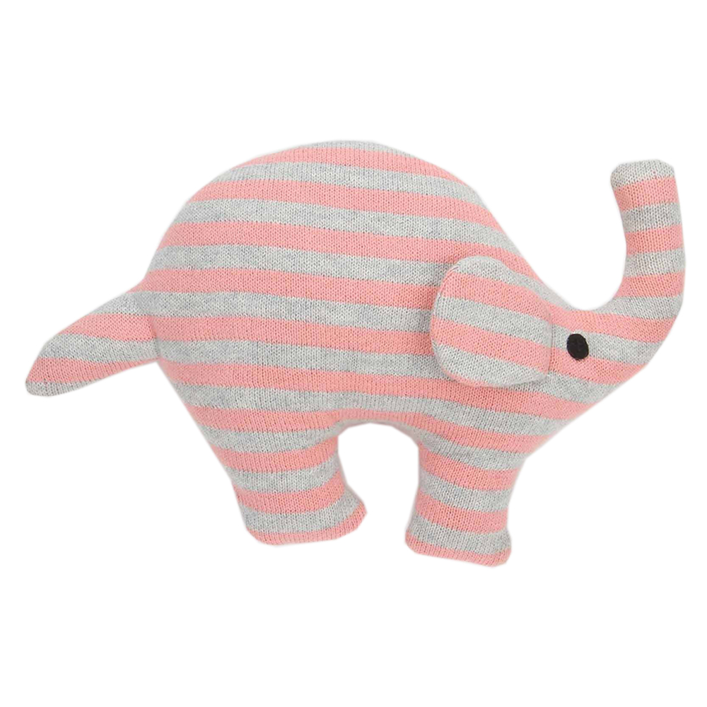 Pluchi - Sophia Mini Blanket with Elephant Toy - Pink