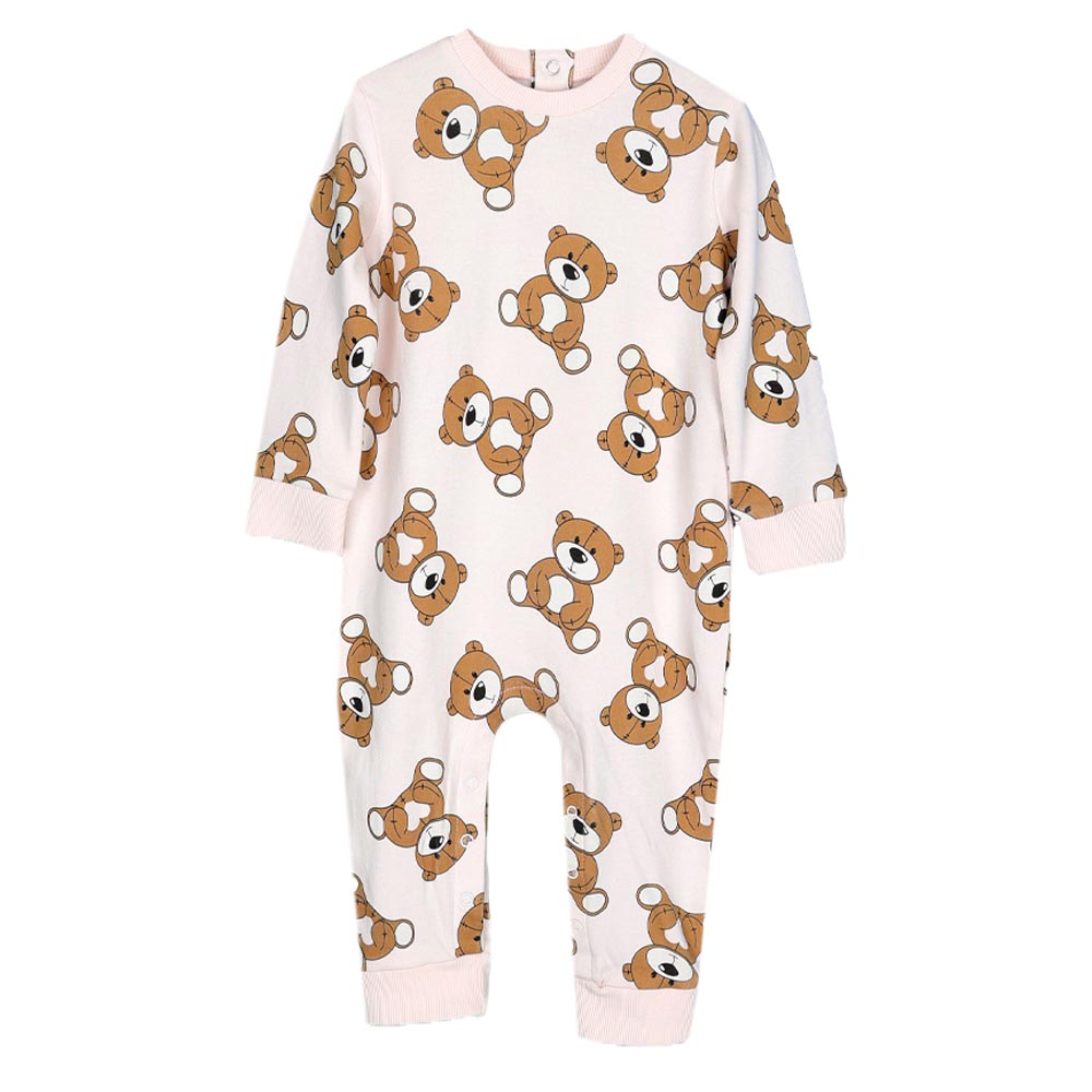 Aiko Baby Jumpsuit with Bear Print