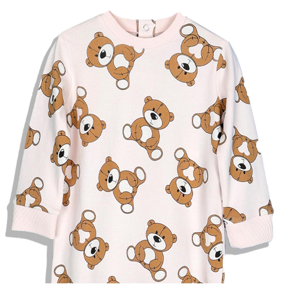 Aiko Baby Jumpsuit with Bear Print