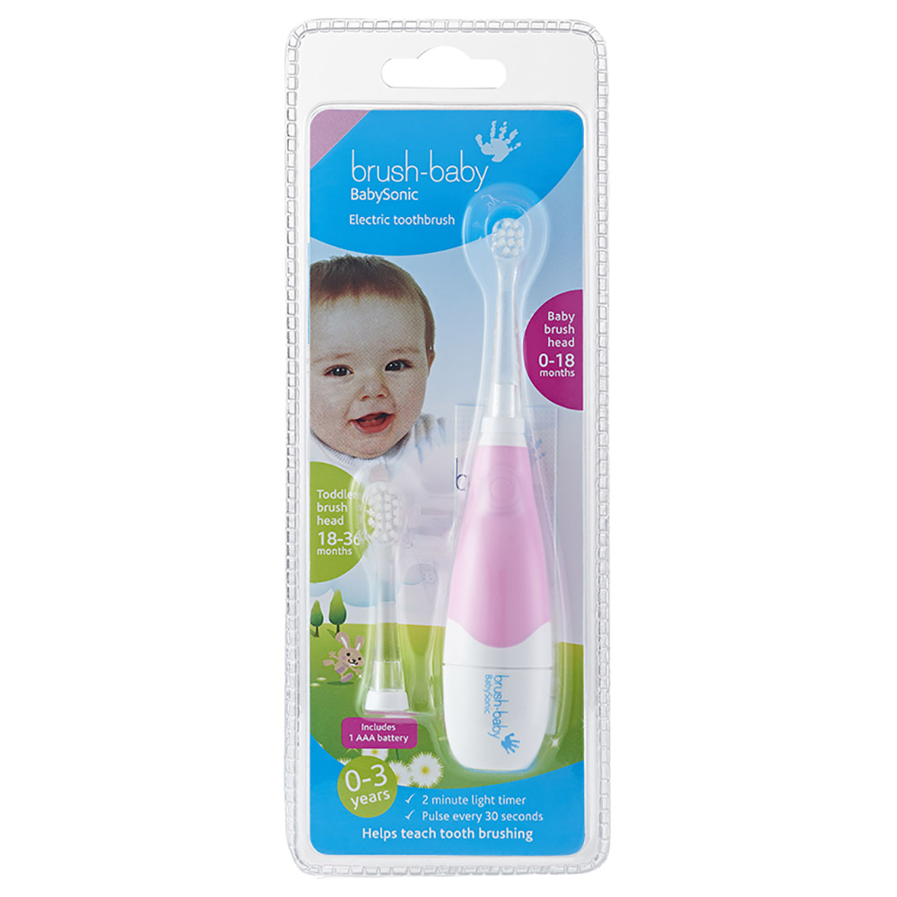 Brush Baby - 2025 Collection Babysonic Electric Toothbrush - Pink