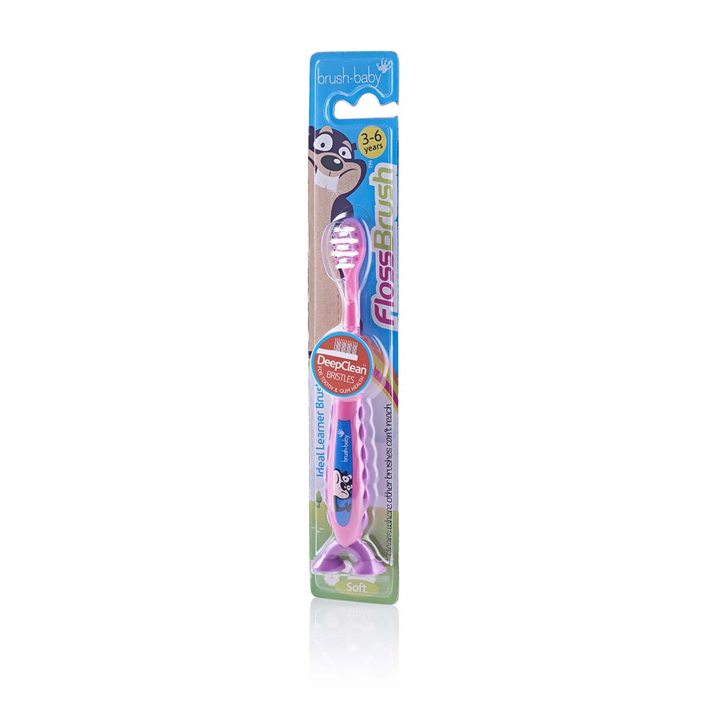 Brush Baby - FlossBrush 3-6y - Pink