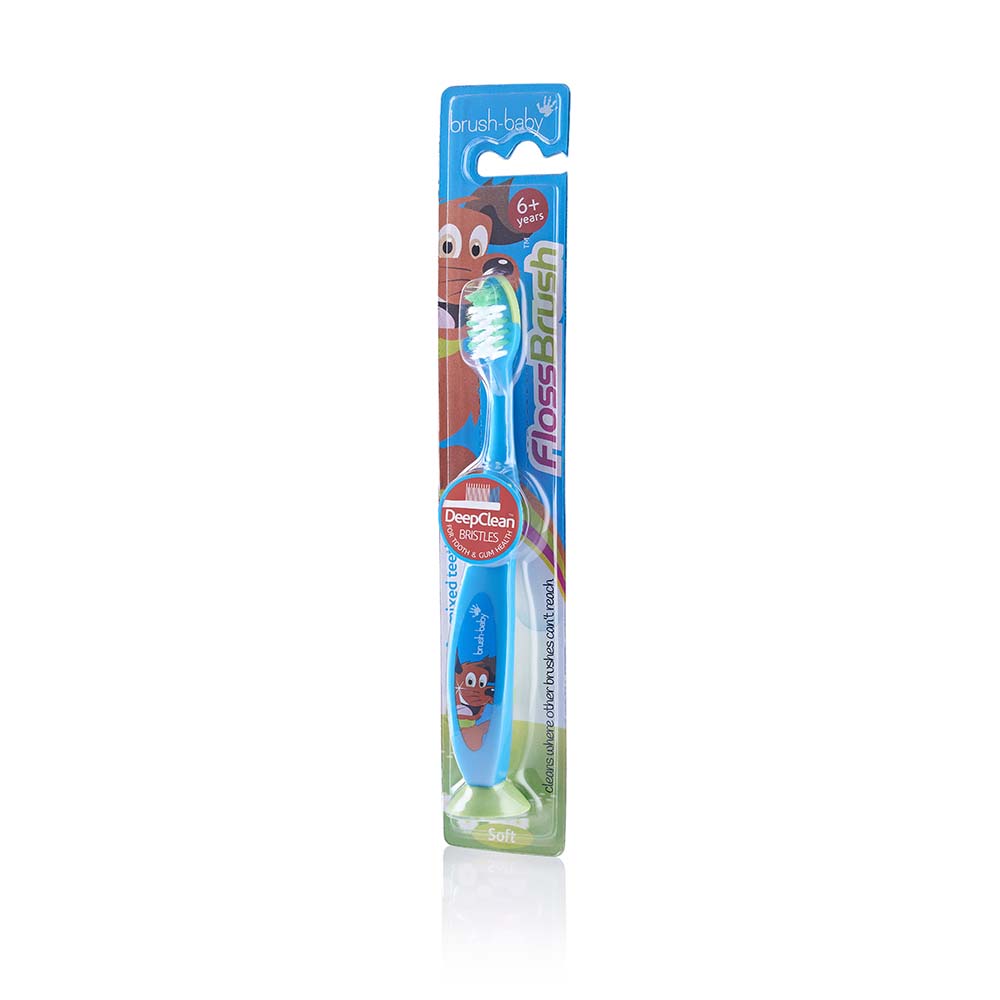 Brush Baby - FlossBrush 6y+ - Blue