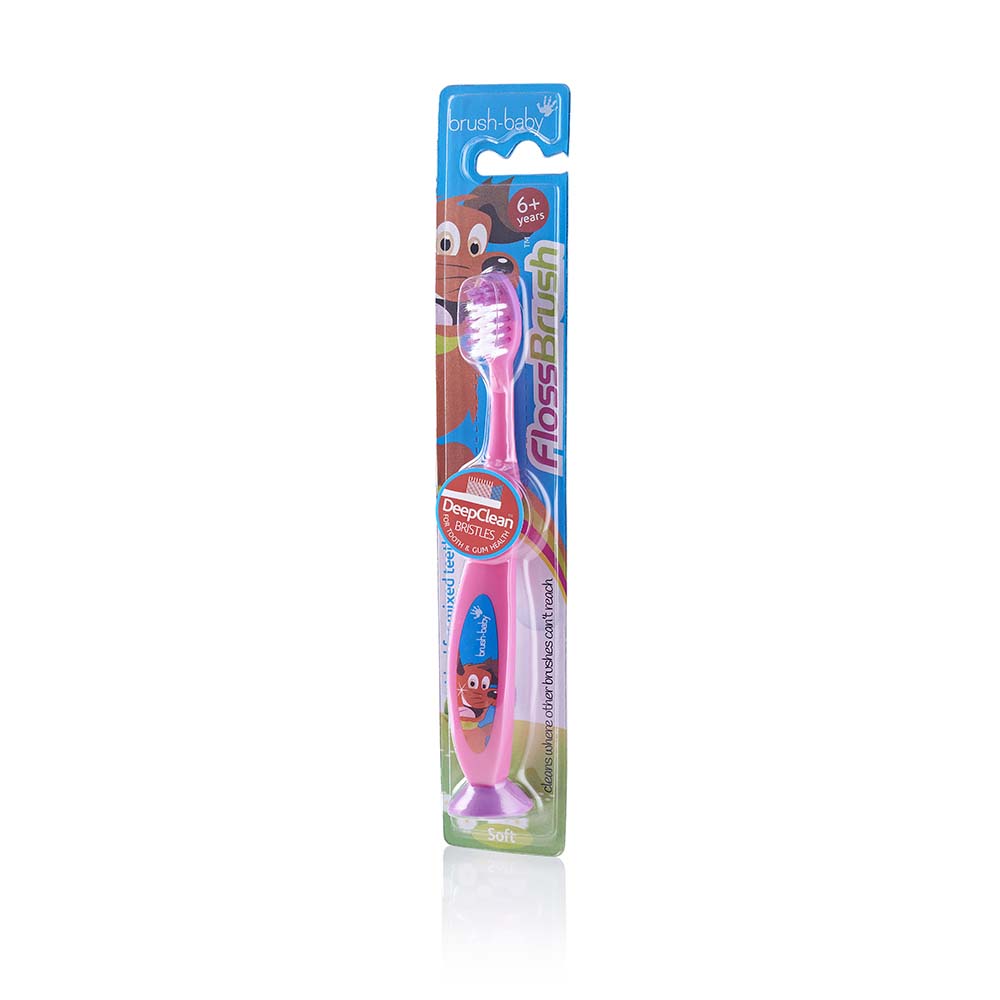 Brush Baby - FlossBrush 6y+ - Pink
