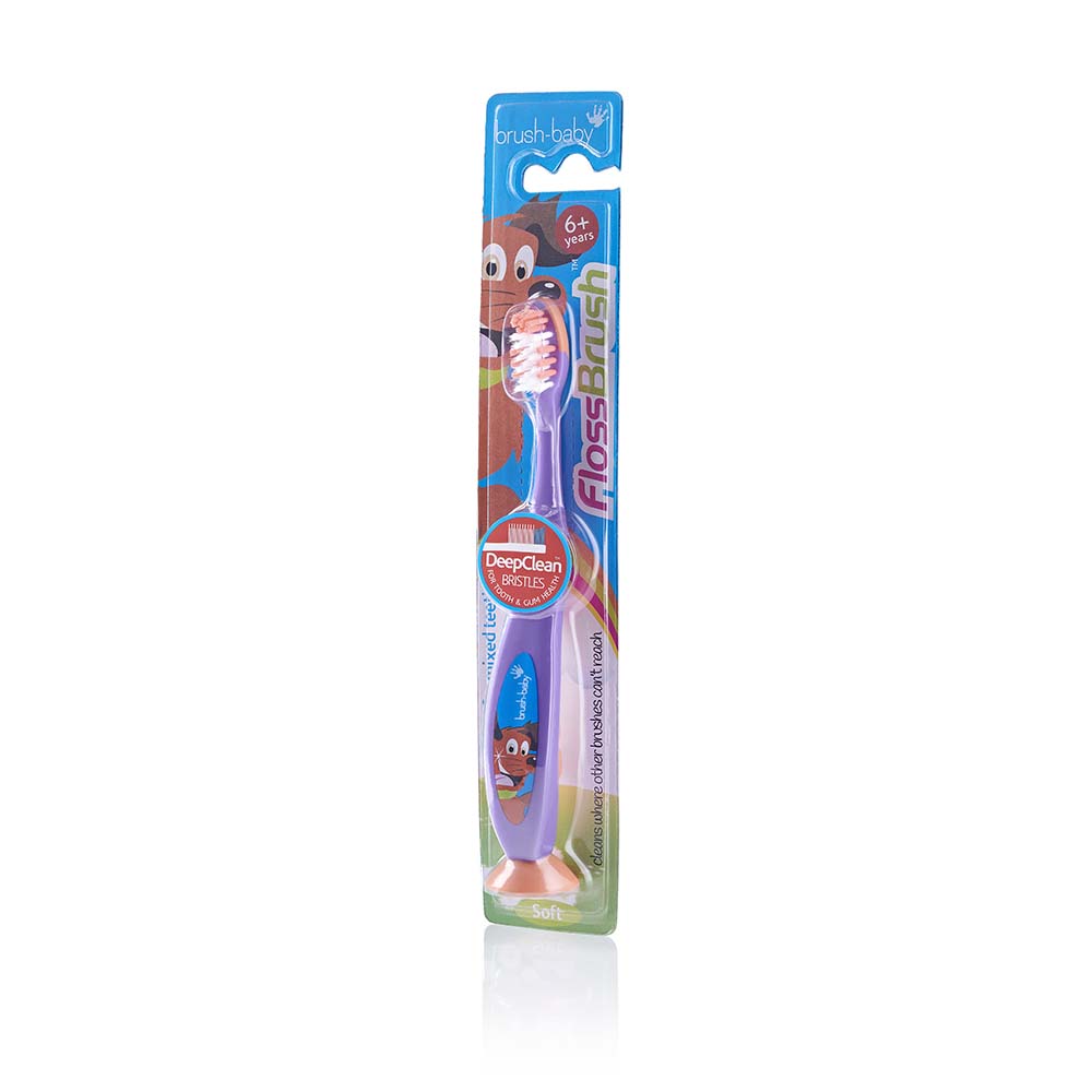 Brush Baby - FlossBrush 6y+ - Purple