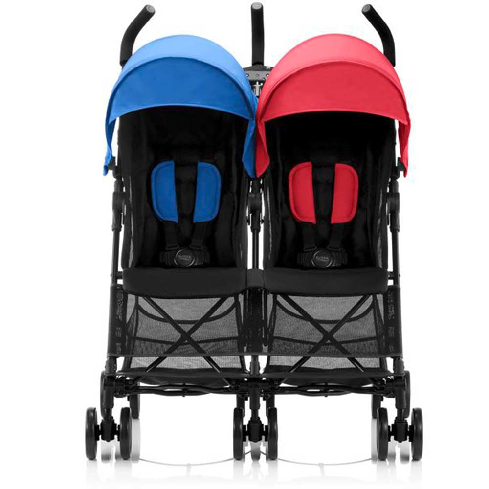 Britax Romer - Buggy Holiday Double Stroller - Red/Blue