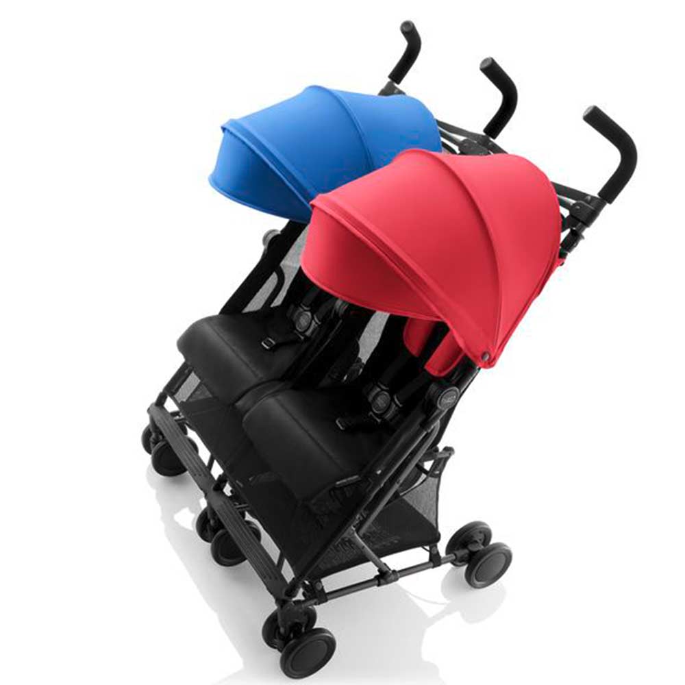 Britax Romer - Buggy Holiday Double Stroller - Red/Blue