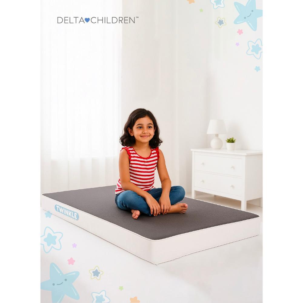 Delta Children - Twinkle Toddler Mattress - 133x70x10 CM for Kids Beds