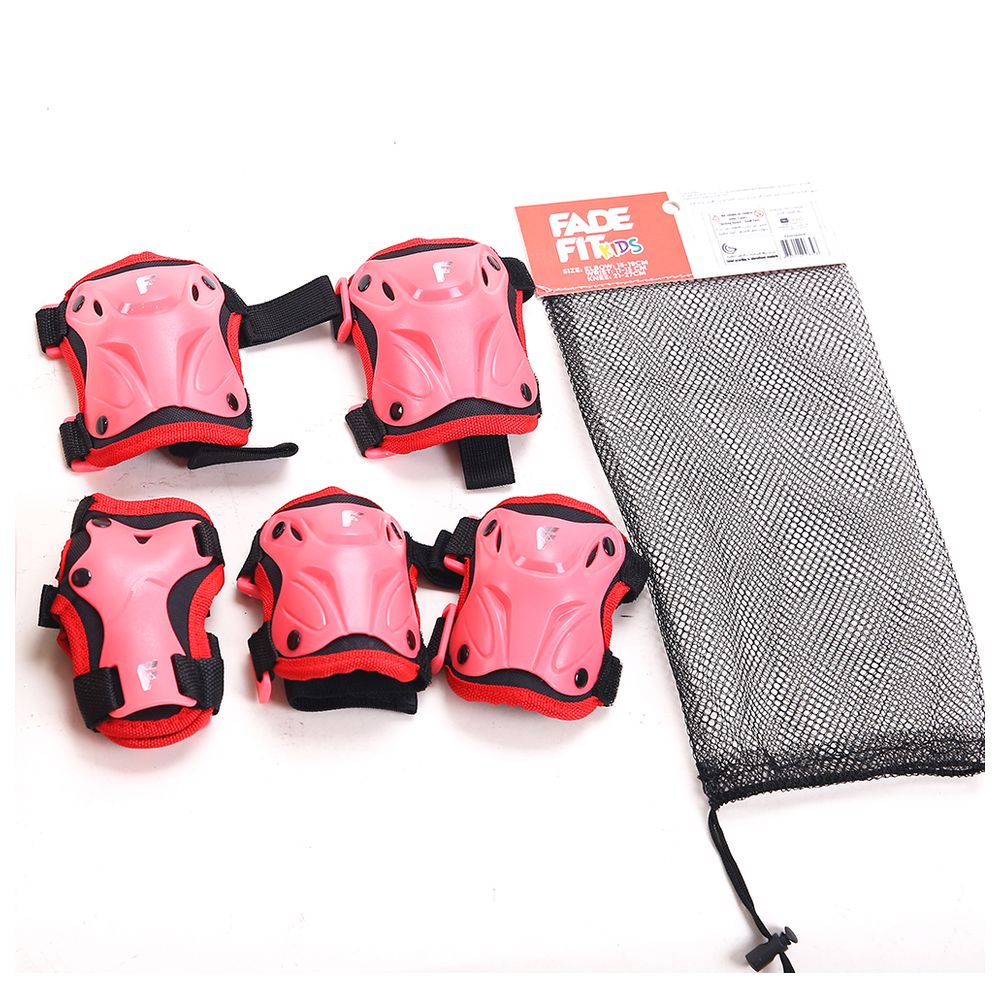 Fade Fit - Girls Protective Gear Pads Set - Pink