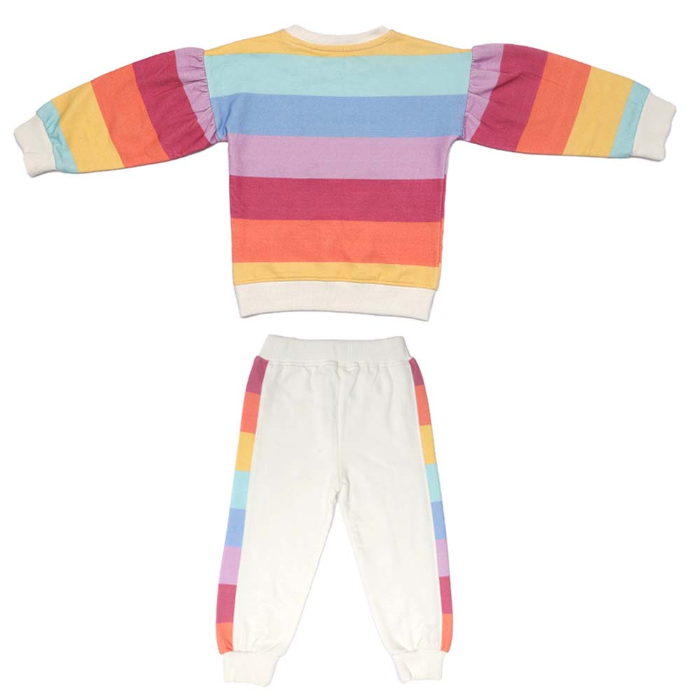 Aiko Infant Sweat Top & Joggers Rainbow - 2 Pcs