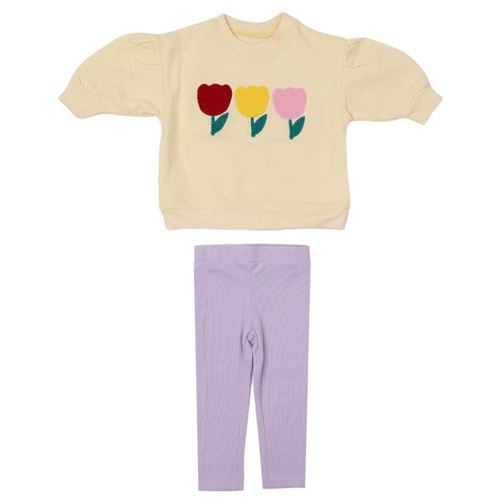 Aiko Kids Oversized Top & Leggings - 2 Pcs