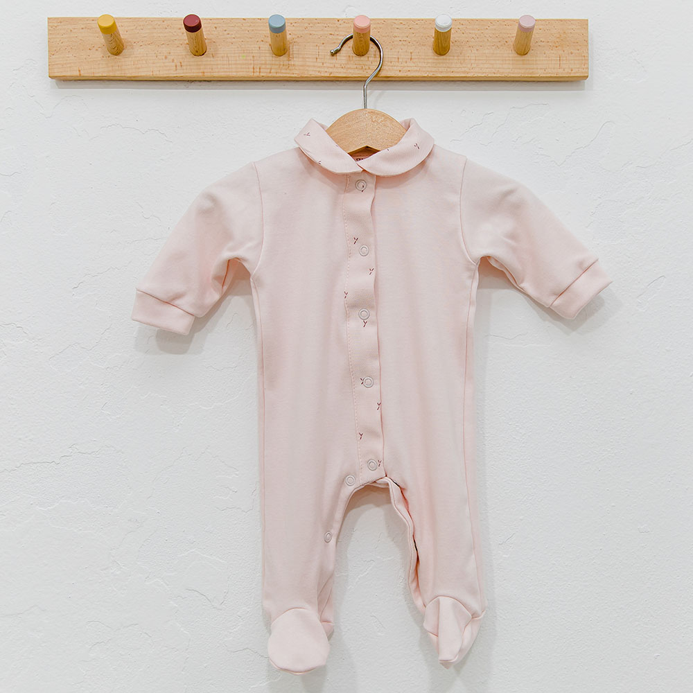 Gloop Babygrow Summer Bodysuit Blush - Rose
