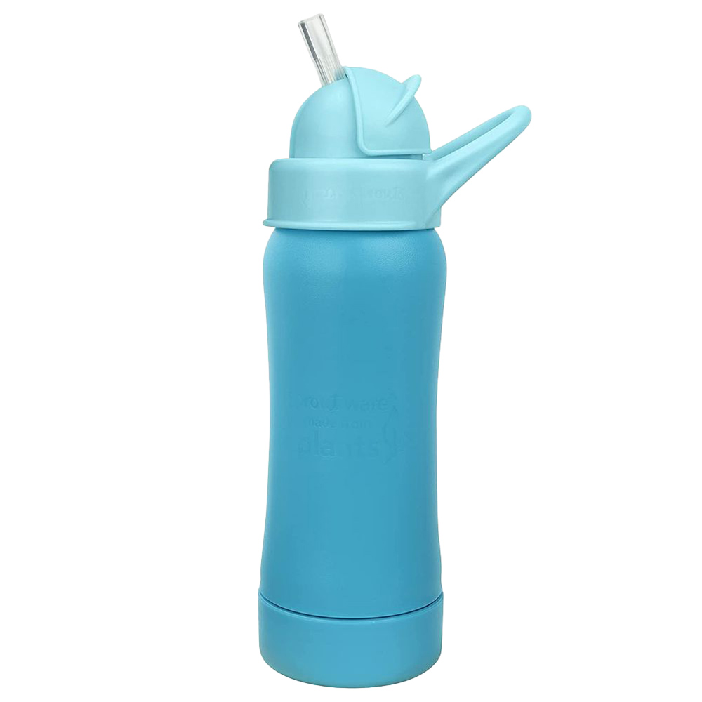 Green Sprouts - Ware Straw Bottle - Pack of 2 - Green/Aqua - 296ml