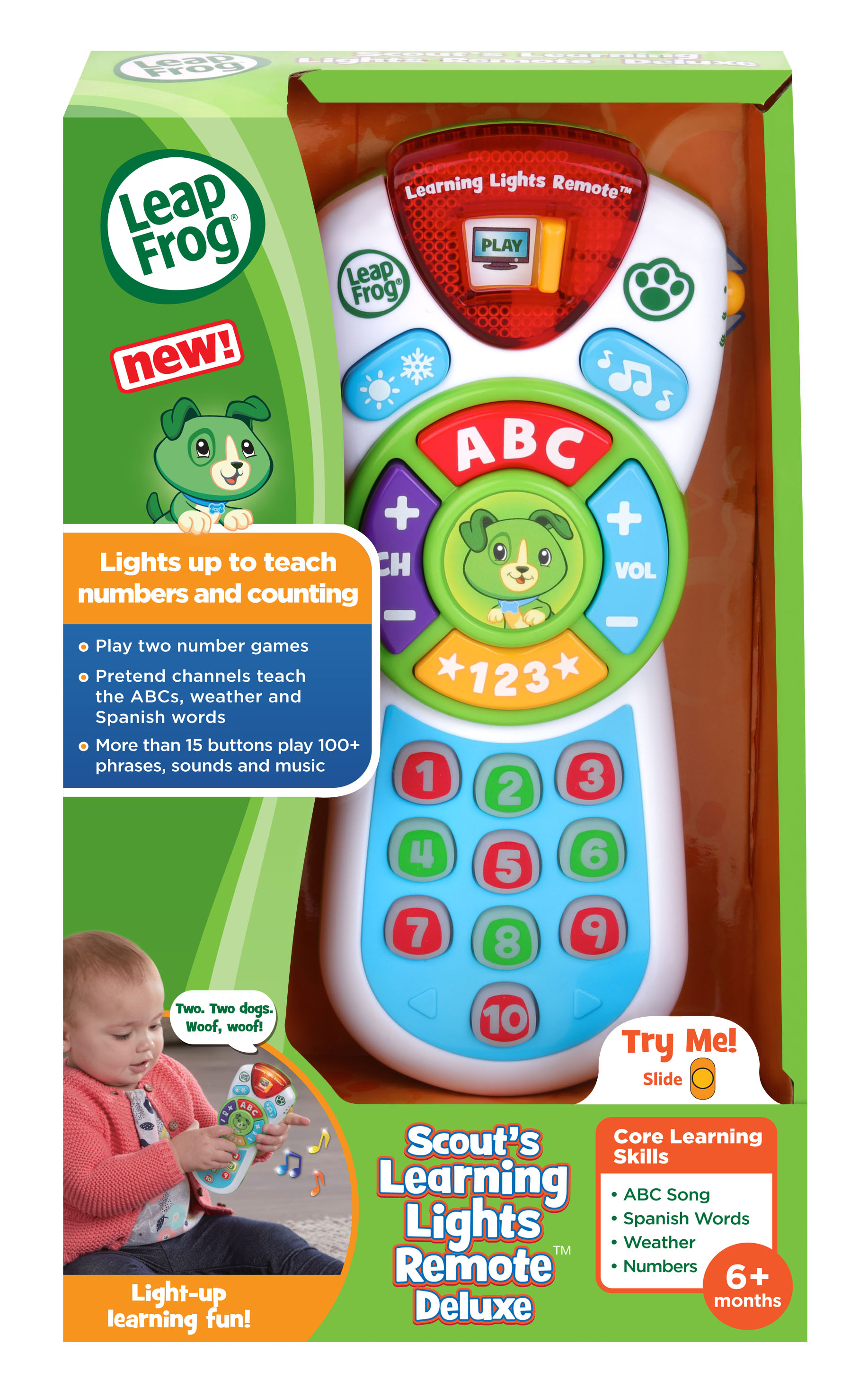 LeapFrog - Scout's Learning Lights Remote Deluxe Toy