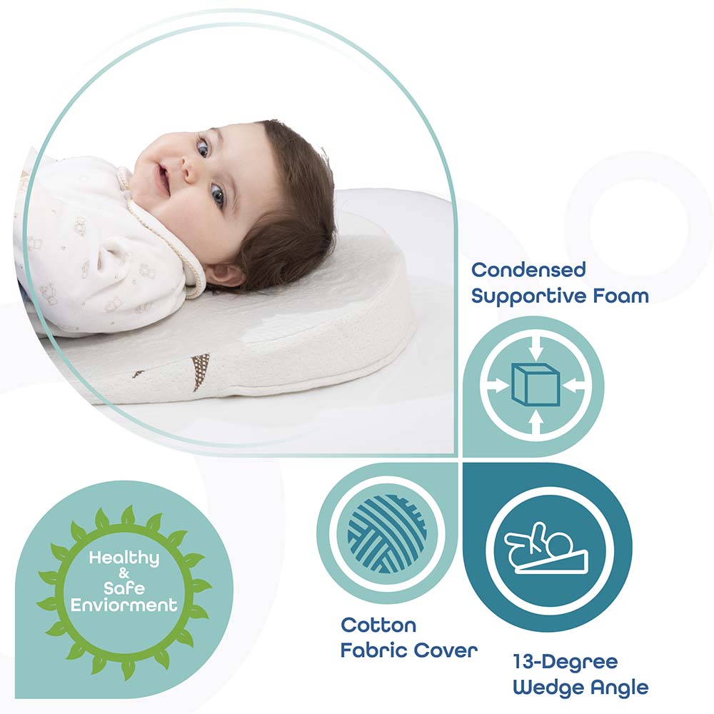 MOON Universal Crib Wedge - Half Moon Bamboo Rayon