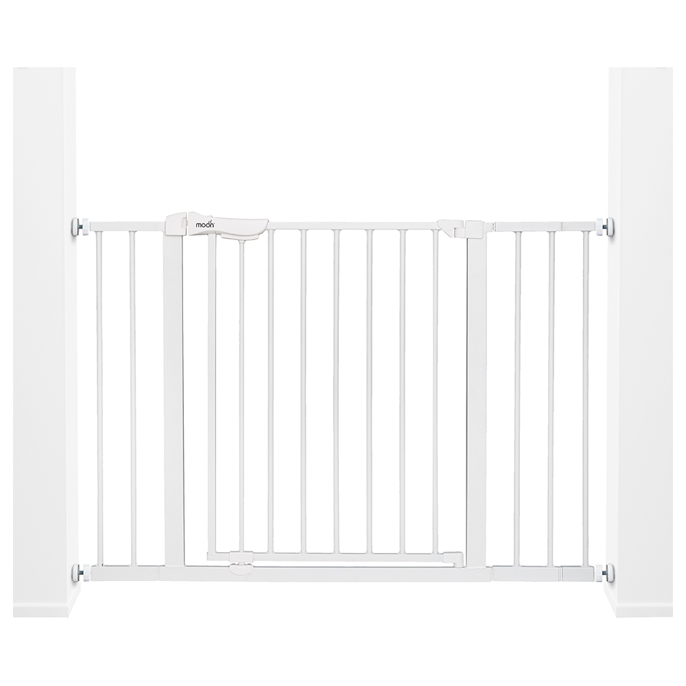Moon - Safety Metal Gate 74.5-114 cm with Extension 7 & 14 cm