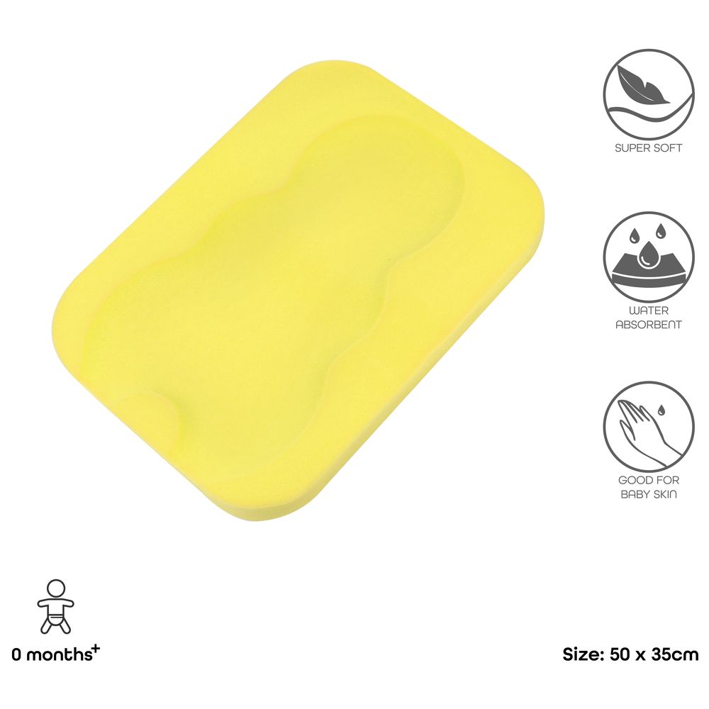 Moon - Sponge Baby Bath Holder - Yellow