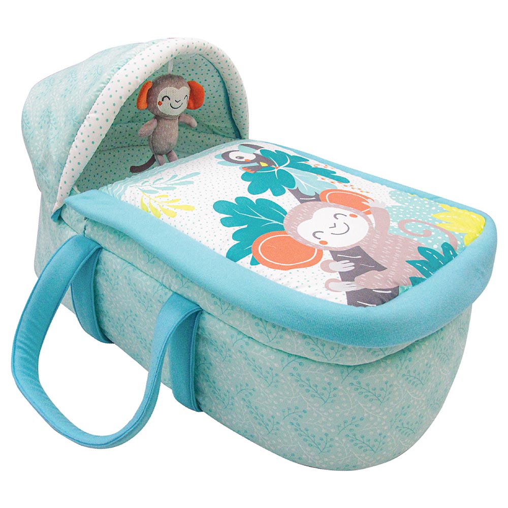 Moon Jungle Friends Moses Basket & Bedside Sleeper