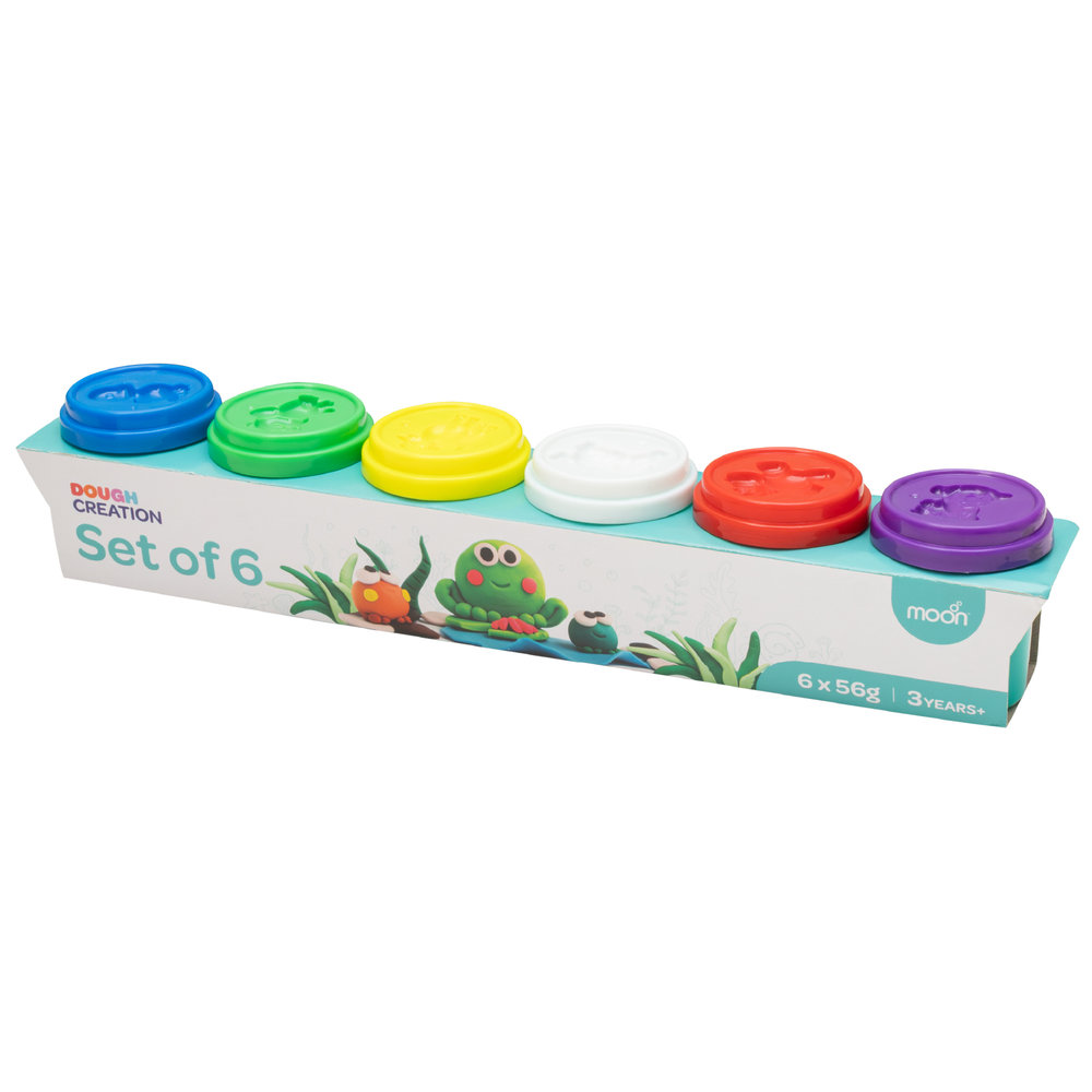 Moon - Dough Creations Set - 6pcs - 56g