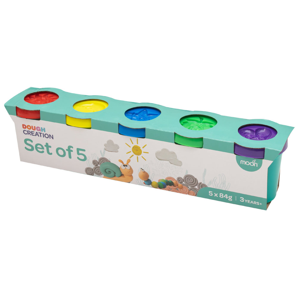 Moon - Dough Creations Set - 5pcs - 84g