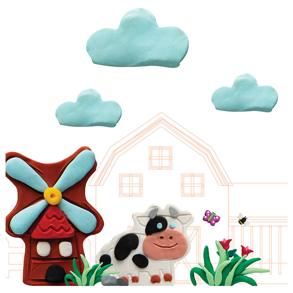 Moon - Dough Creations Set - 4pcs - 84g