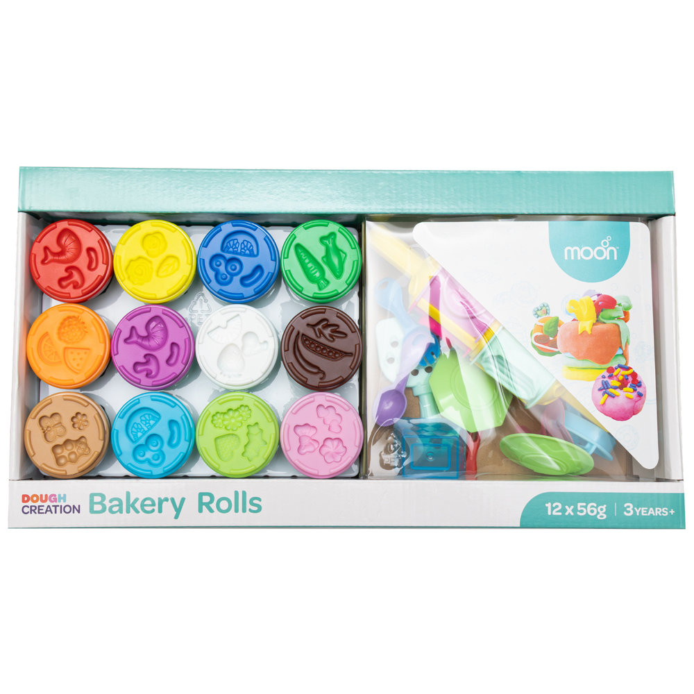 Moon - Dough Creation Bakery Rolls Set - 12pcs - 56g