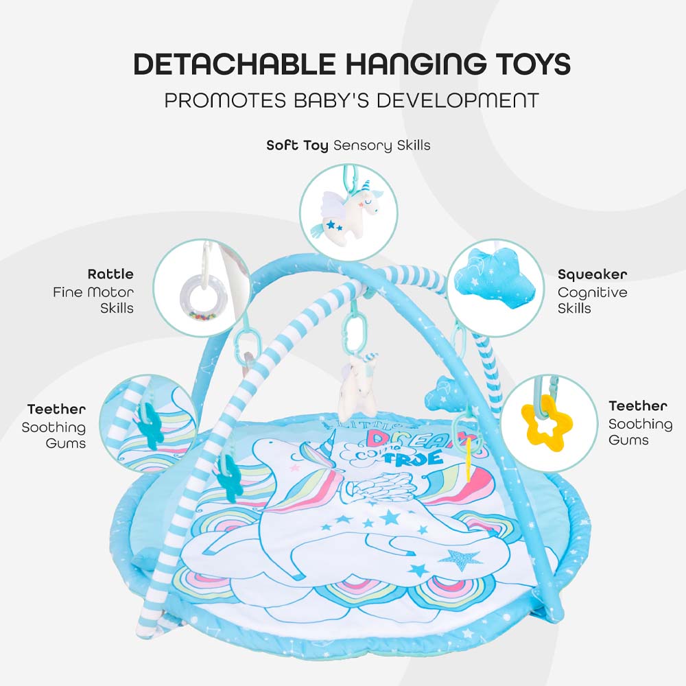 Moon - Perky Baby Playmat & Activity Gym - Unicorn