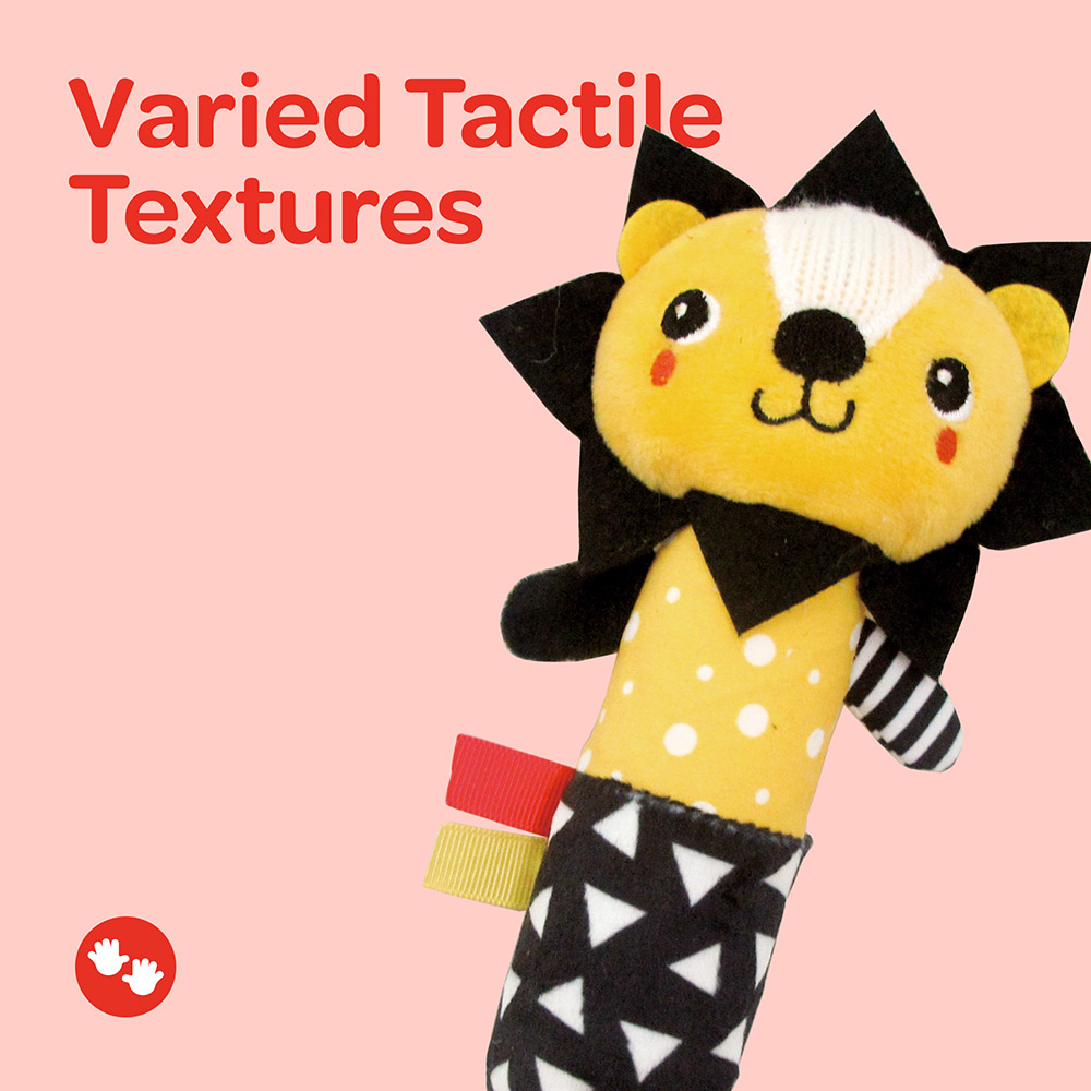 Moon - Soft Rattle Plush Toy - Lion