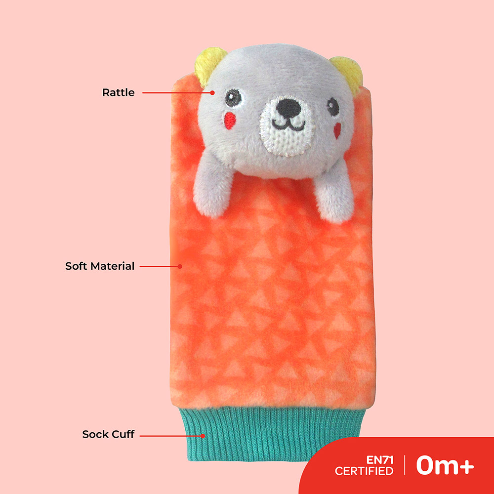 Moon - Tiny Tots Foot Rattle