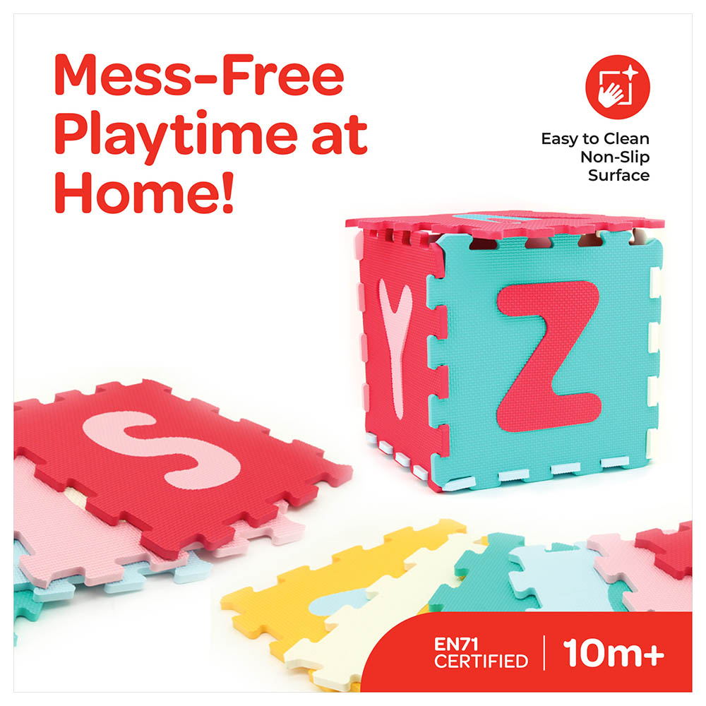 Moon - Puzzle Activity Floor Mat - Alphabet - 26pcs
