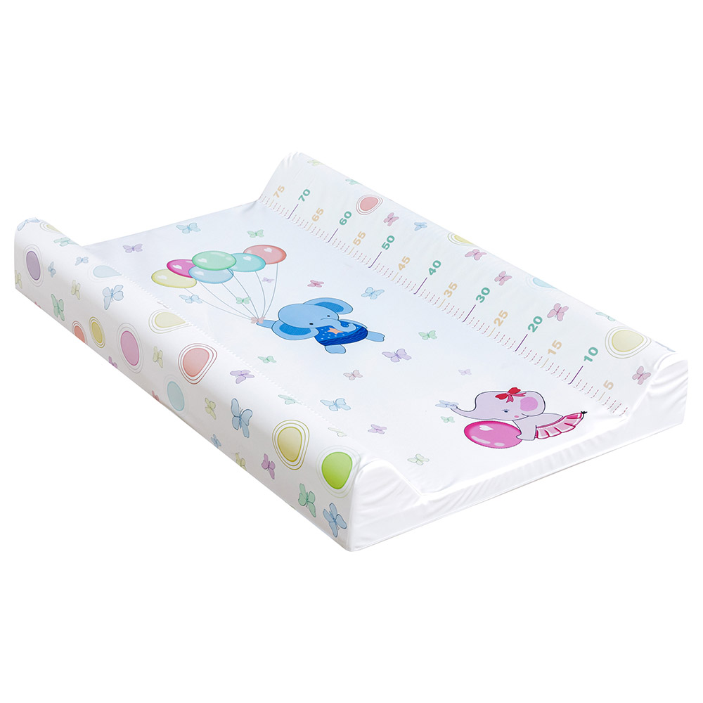 Moon - Waterproof Changing Mat - Baby Elephants with Balloons