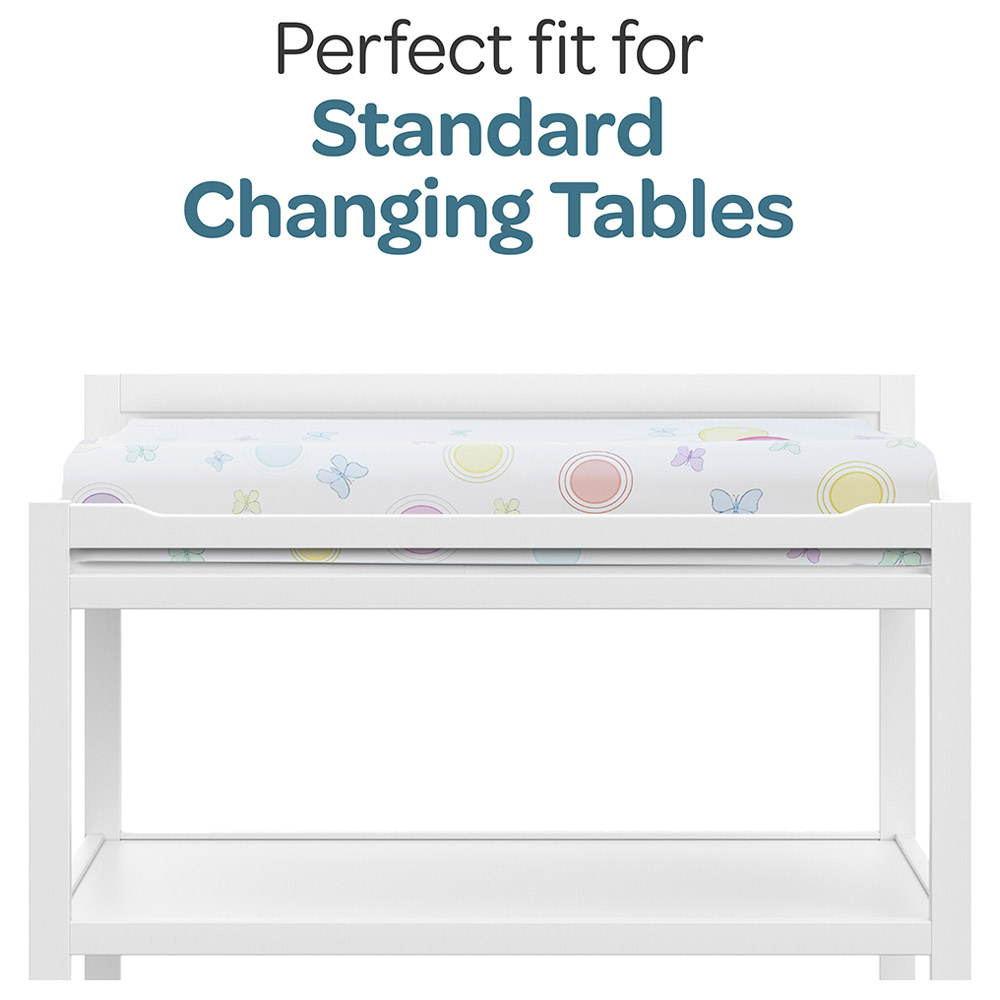 Moon - Waterproof Changing Mat - Baby Elephants with Balloons