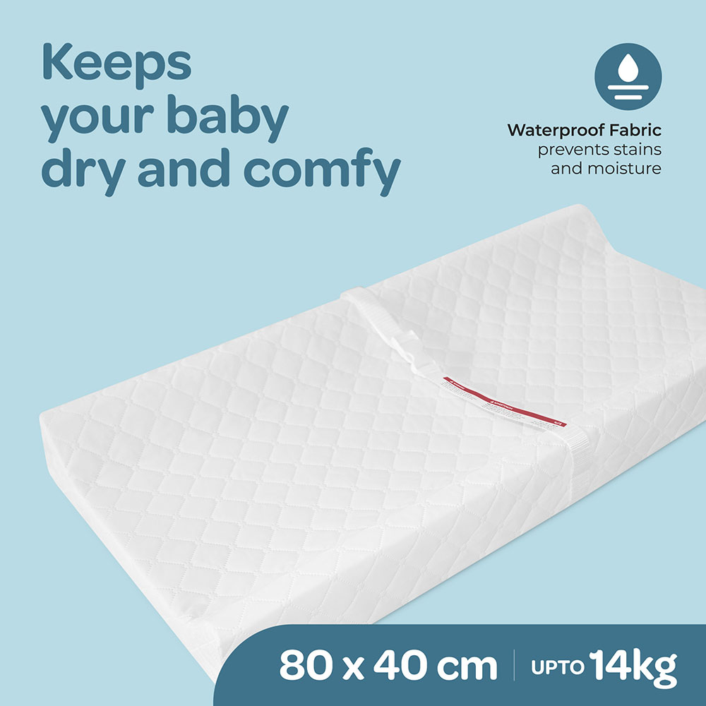 Moon Waterproof Changing Mat - White